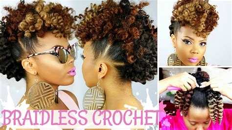 Curly Crochet Mohawk