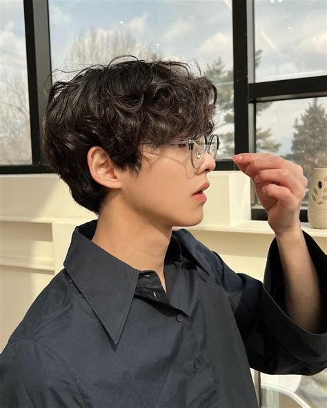 Curly Hair Asian Boy