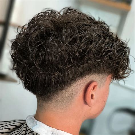 Curly Hair Fade Haircut