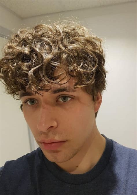 Curly Hair Fringe Male