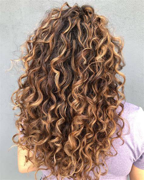 Curly Hair Highlights