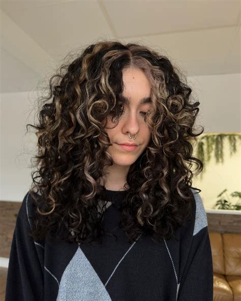 Curly Hair Highlights Inspiration