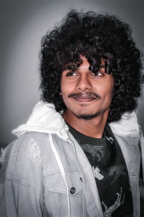 Curly Hair Indian Male Singer