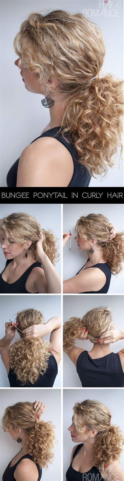 Curly Hair Ponytail Tutorial
