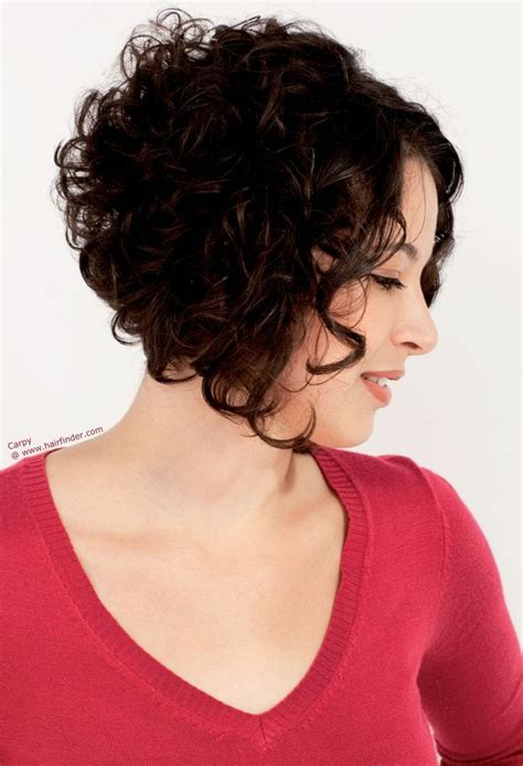 Curly Hair Short At Back Long At Front