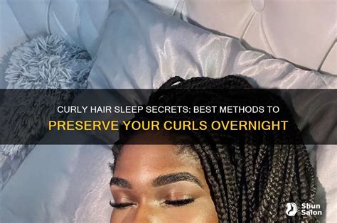 Popular Methods for Sleeping With Curly Hair