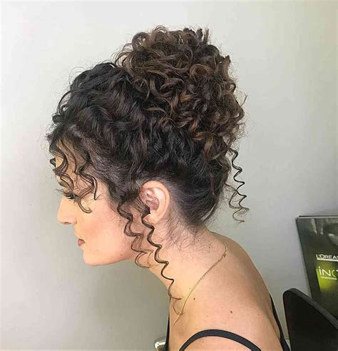 Curly Hair Updos For Prom