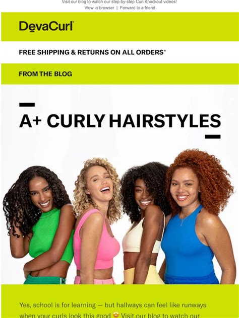 Curly Hairstyles Devacurl