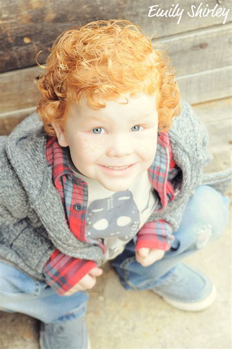 Curly Red Hair Baby Boy