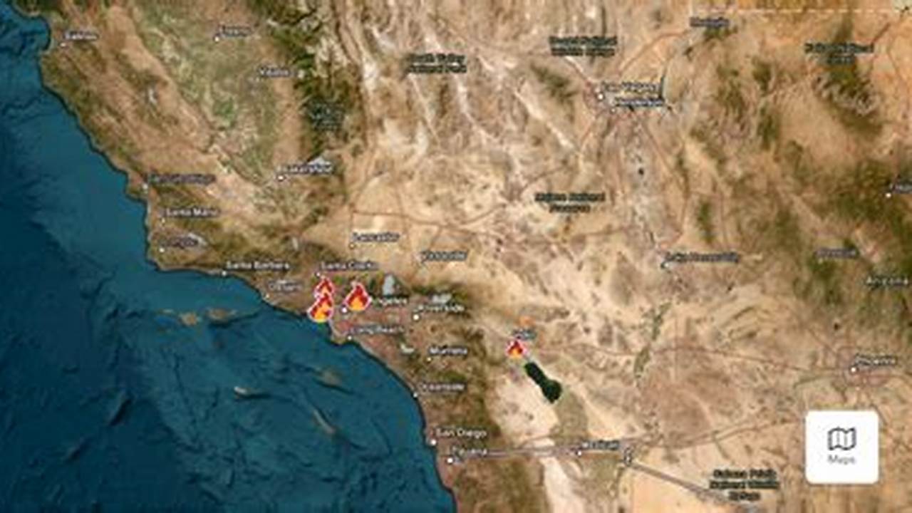 Current Wildfires Map 2025