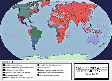 Current World Map 2024