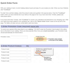 Current Catalog Order Tracking