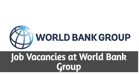 Current Job Vacancies In World Bank