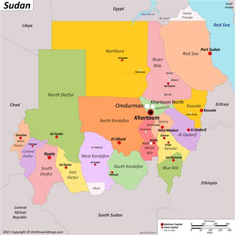 Sudan Maps & Facts World Atlas