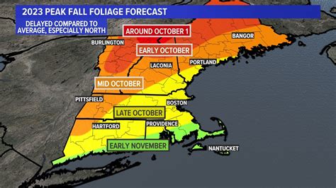 Current New England Fall Foliage Map 2024