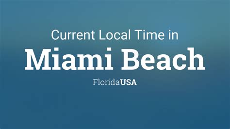 Current Time In Miami