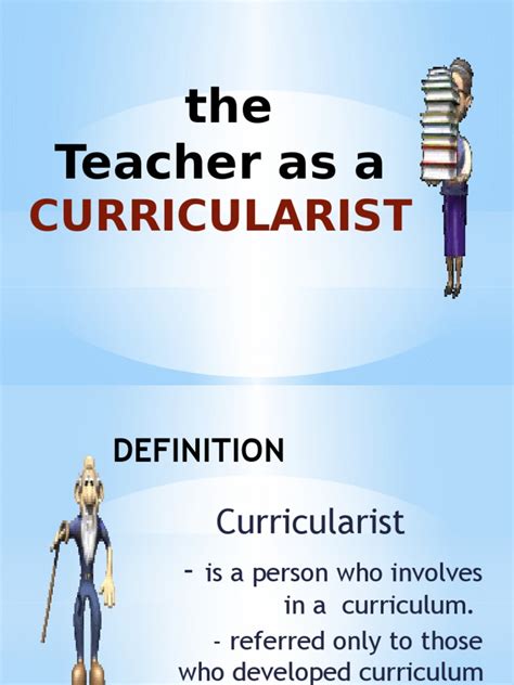 Curricularist Meaning