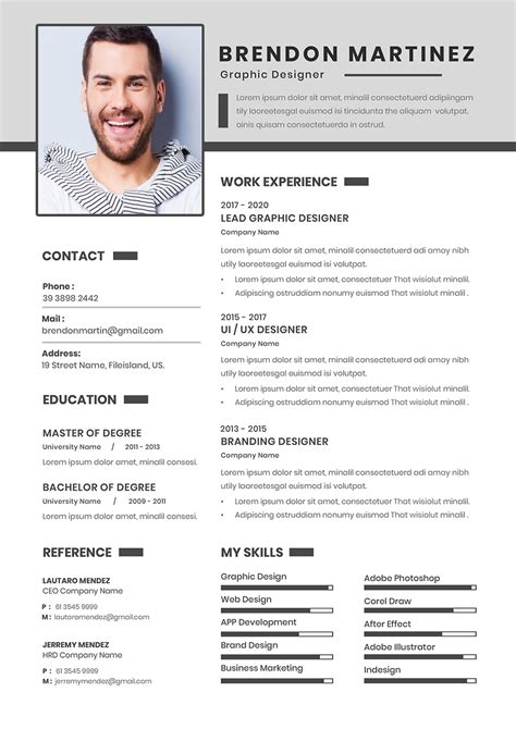 Curriculum Vitae Format In Doc