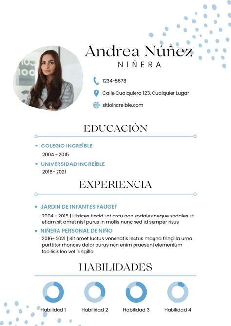 Curriculum Vitae Gratis Plantilla