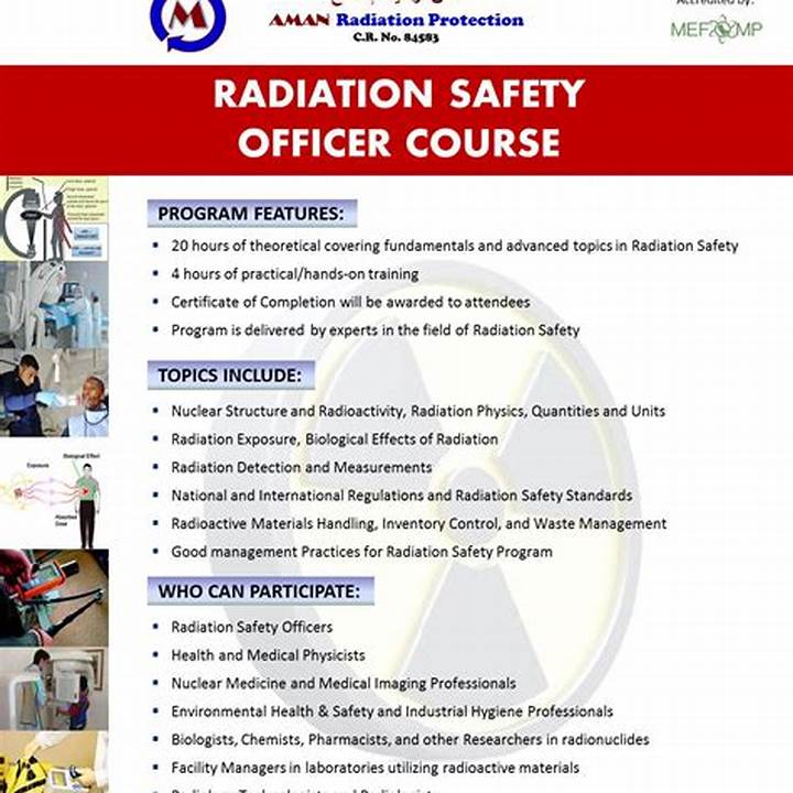 Curriculum and Content of Radiation Safety Officer Training