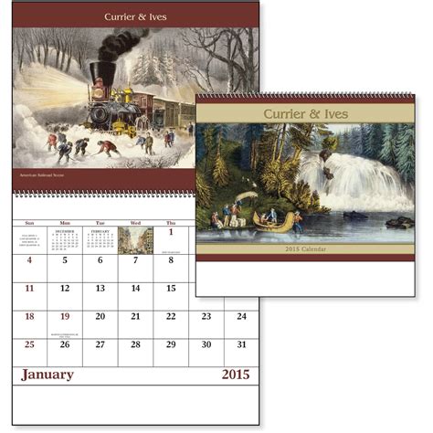 Currier  Ives Calendar
