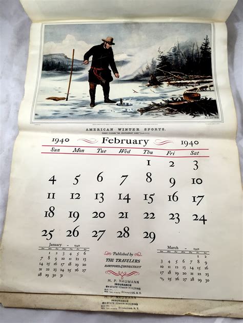 Currier And Ives Calendar