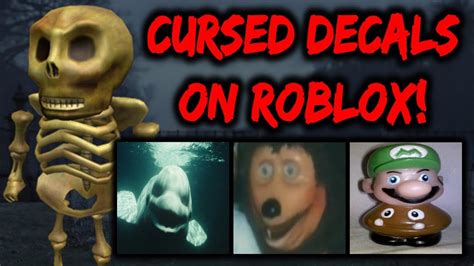 Cursed Decals On Roblox! - YouTube