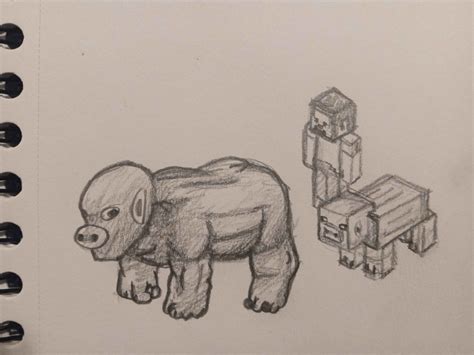 Cursed Minecraft Drawing