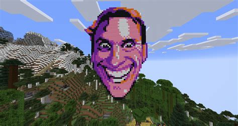 Cursed Minecraft Pixel Art