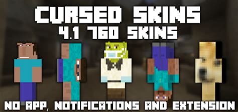 Cursed Minecraft Skins Pe