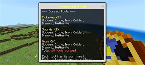 Cursed Minecraft Tools