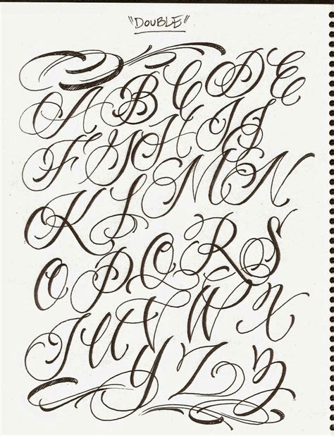 Cursive Letters For Tattoos