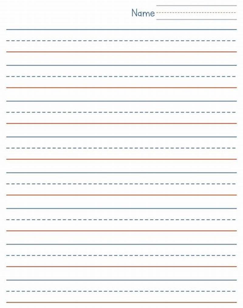 Cursive Writing Paper Printable