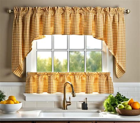 Curtains For Kitchen Window Above Sink