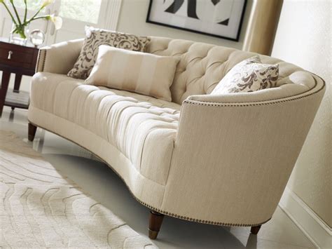 Curved Tufted Sofa