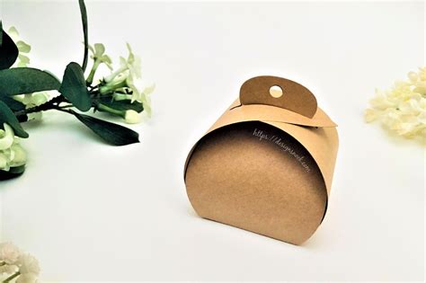 Download Curvy Box Template - Gift Box, Treat... Commercial Use