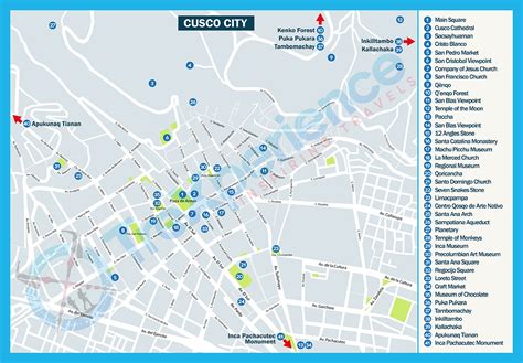 Cusco tour map
