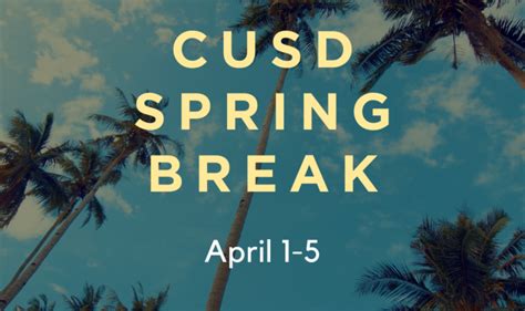 Cusd 200 Spring Break 2024