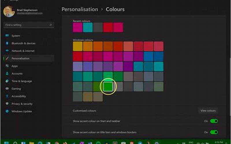 Custom Color Windows 11