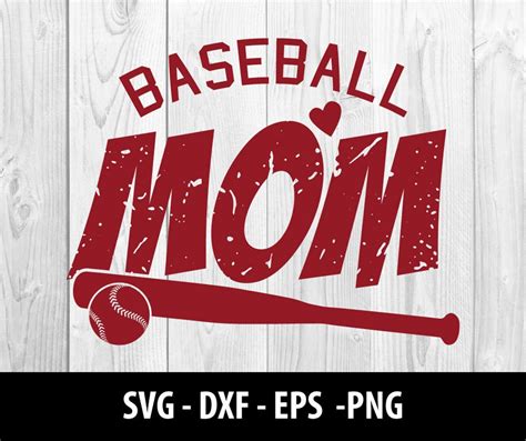 Download Custom Baseball Mom DXF Files
