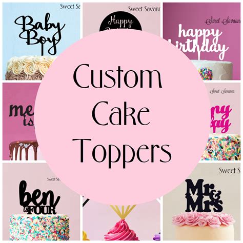 Custom Cake Toppers