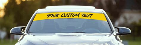 Custom Car Sticker Banner