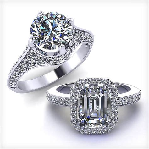 Custom Design Engagement Rings