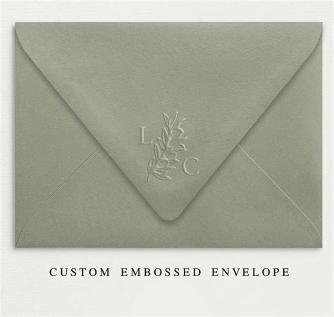 Custom Embossed Envelopes