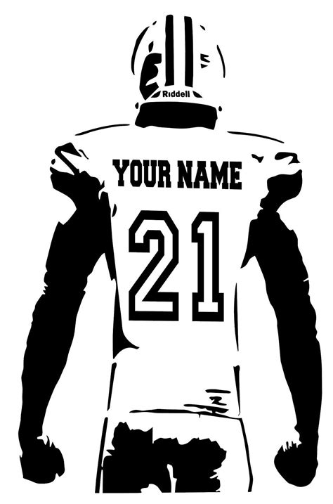 Custom Football Tyke Template