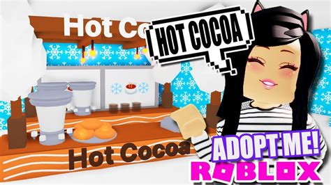 Custom HOT CHOCOLATE STAND Tutorial! Easy! in Adopt Me 