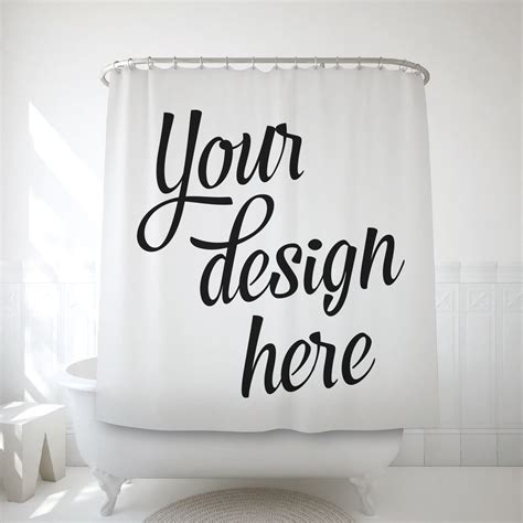 Custom Printed Shower Curtain