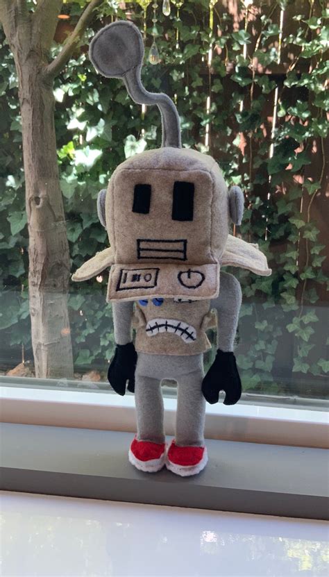 Custom Roblox Mr. Robot Jazwares Plush Figure without Code - Etsy