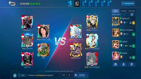 Langkah Masuk Tournament Mode