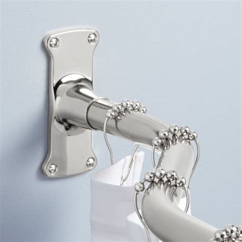 Design House Curved Shower Rod, Polished Chrome eBay